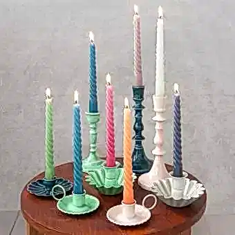 Enamel candlestick 