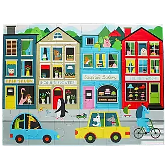 Floor puzzle - On Our Street