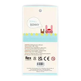 3D puffy stickers (single sheet) - Bonny Bunny