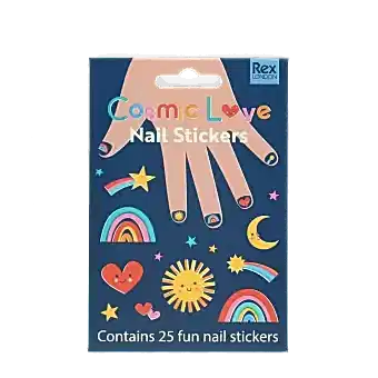 Children's nail stickers - Cosmic Love