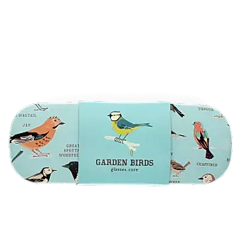Glasses case & cleaning cloth - Garden Birds