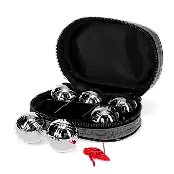 Mini Boules set in travel case