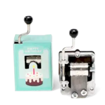 Hand-crank music box assorted- Happy Birthday