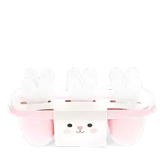 Bunny ear ice lolly mould - Pink