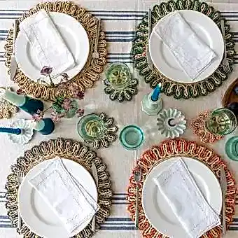 Mixed Corn husk placemat