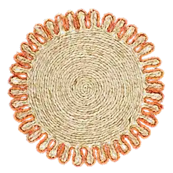 Corn husk placemat - Orange