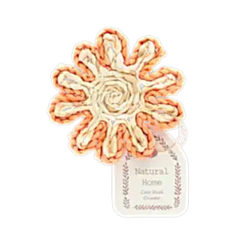 Corn husk coaster - Orange
