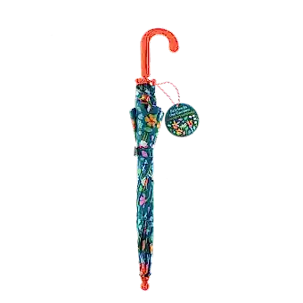 kids fairies in garden push up umbrella