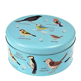 Garden Birds Cake Tin