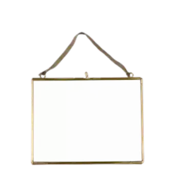 Landscape Hanging Brass Frame 20x15cm