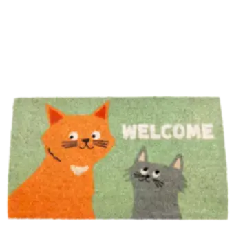 nine lives design doormat surface