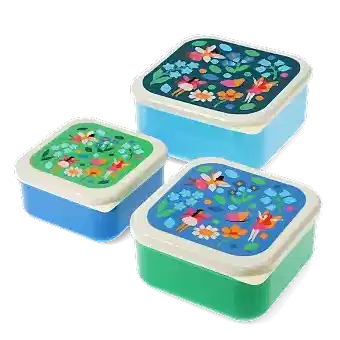 Snack boxes (set of 3) - Fairies in the Garden