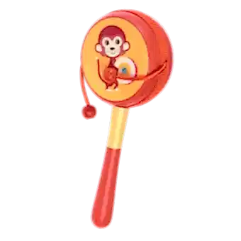 Animal Band Rattle Drum