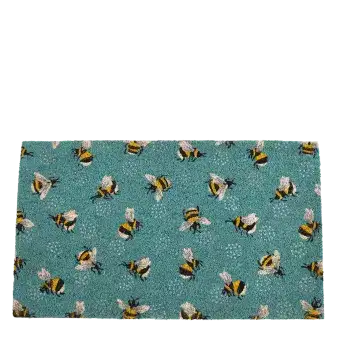 Coir doormat with Bumblebee print