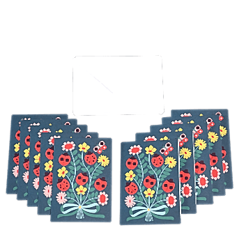 Ladybird Greeting Cards With Envelopes (pack Of 10)