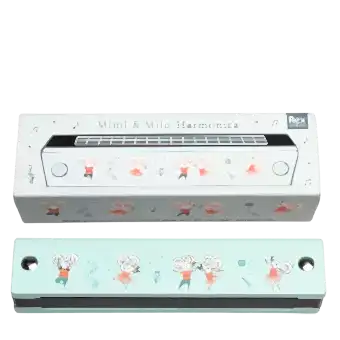 Mimi And Milo Wooden Harmonica