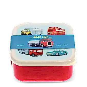 Snack boxes (set of 3) - Road Trip