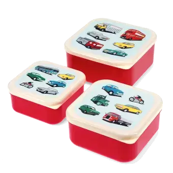 Snack boxes (set of 3) - Road Trip