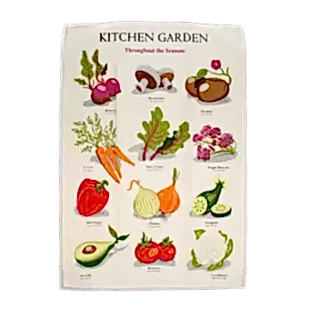 Tea Towel - Kitchen Garden