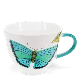 New bone china mug - Butterfly