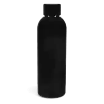 Rubber Coated Steel Bottle 500ml - Black