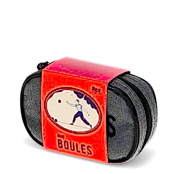 Mini Boules set in travel case