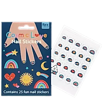 Children's nail stickers - Cosmic Love