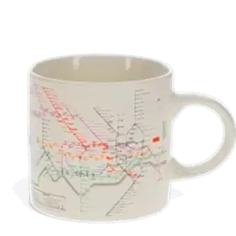 Ceramic mug - TfL Heritage Tube Map