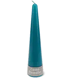 Tall cone candle - Dark blue