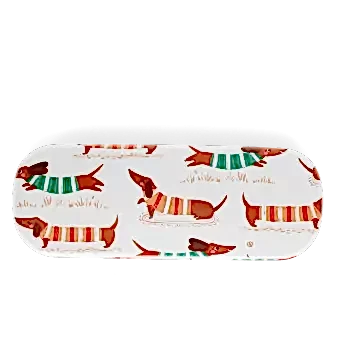 Glasses case & cleaning cloth - Sausage Dog