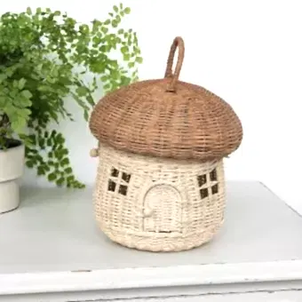 Rattan mushroom house - Wonders of Nature