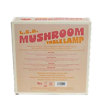 LED mushroom table lamp
