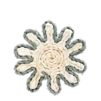 Corn husk coaster - Grey