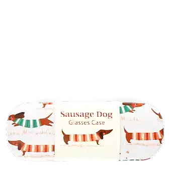 Glasses case & cleaning cloth - Sausage Dog