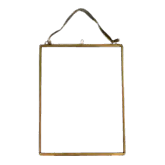 Hanging Brass Frame 15x20cm