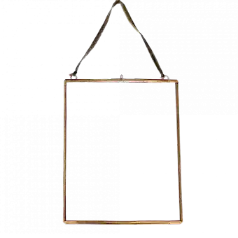 Hanging Brass Frame 25x20cm