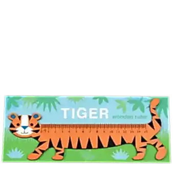 tiger wooden ruler