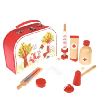 Wooden doctor's play set - Woodland Friends 