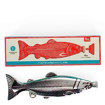 Fish-shaped hip flask (100ml) - Spirit of Adventure