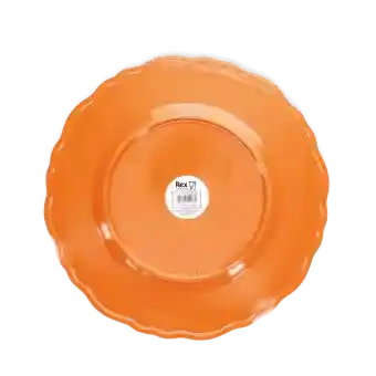 Melamine plate (20cm) - Orange