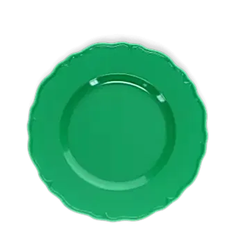 Melamine plate (20cm) - Bright green