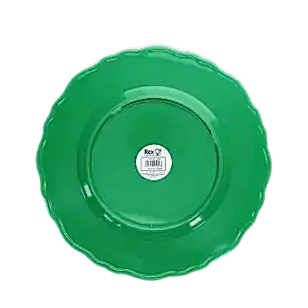 Melamine plate (20cm) - Bright green