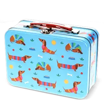 Tin case - Sausage Dog