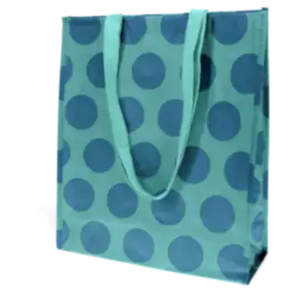 Shopping bag - Spotlight blue on turquoise