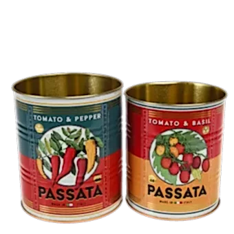 Storage tins (set of 2) - PASSATA