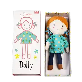Dolly in a box - Little Paris rag doll