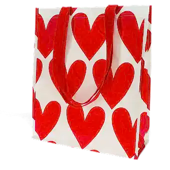 Shopping bag - Hearts