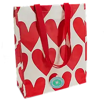 shopping bag- hearts