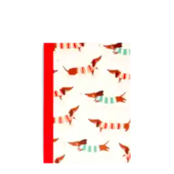 A6 notebook - Sausage Dog (pattern)