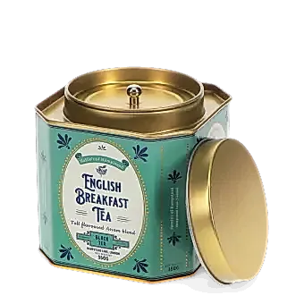 Metal tea caddy - English Breakfast